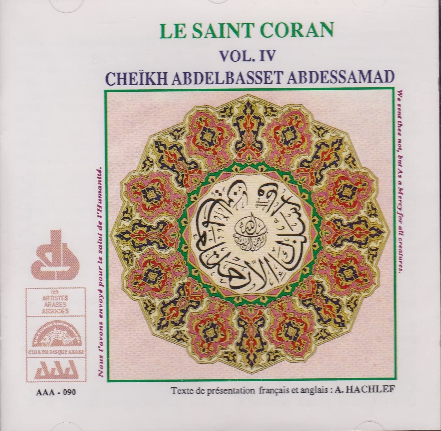 

CD TRADITIONAL; ARABIC - The Koran Vol.4 Non Japan World Music Used