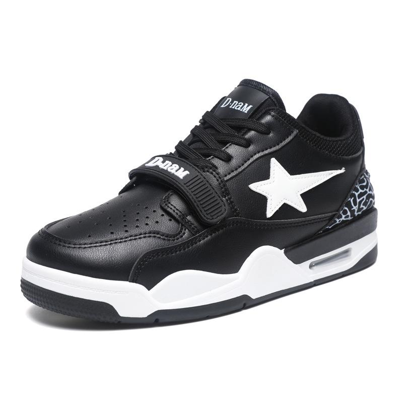 

New college style color matching sports shoes casual fashion low-top lace-up board shoes men s four-season sports running shoes 39 чёрный