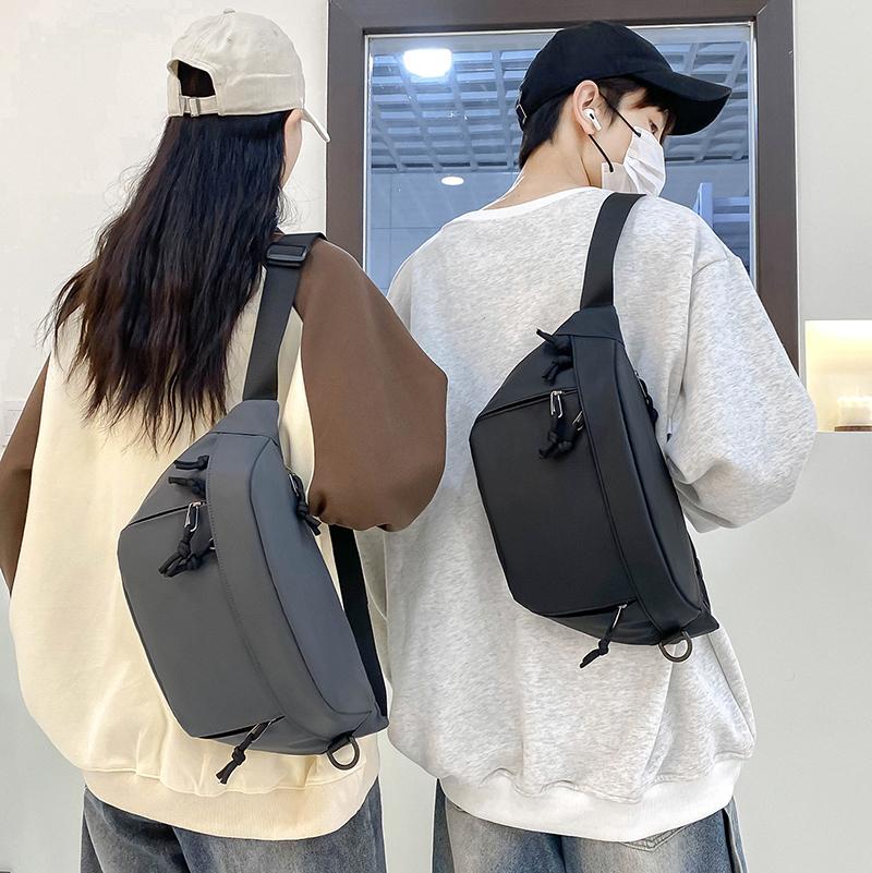 Herren Sport Brusttasche Große Kapazität Schulter Umhängetasche Hüfttasche Handytasche