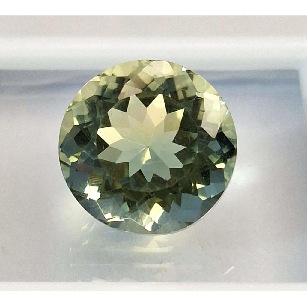 Natural Green Parti Sapphire 5-7 Ct Round Cut Certified Fabulous Loose Gemstone