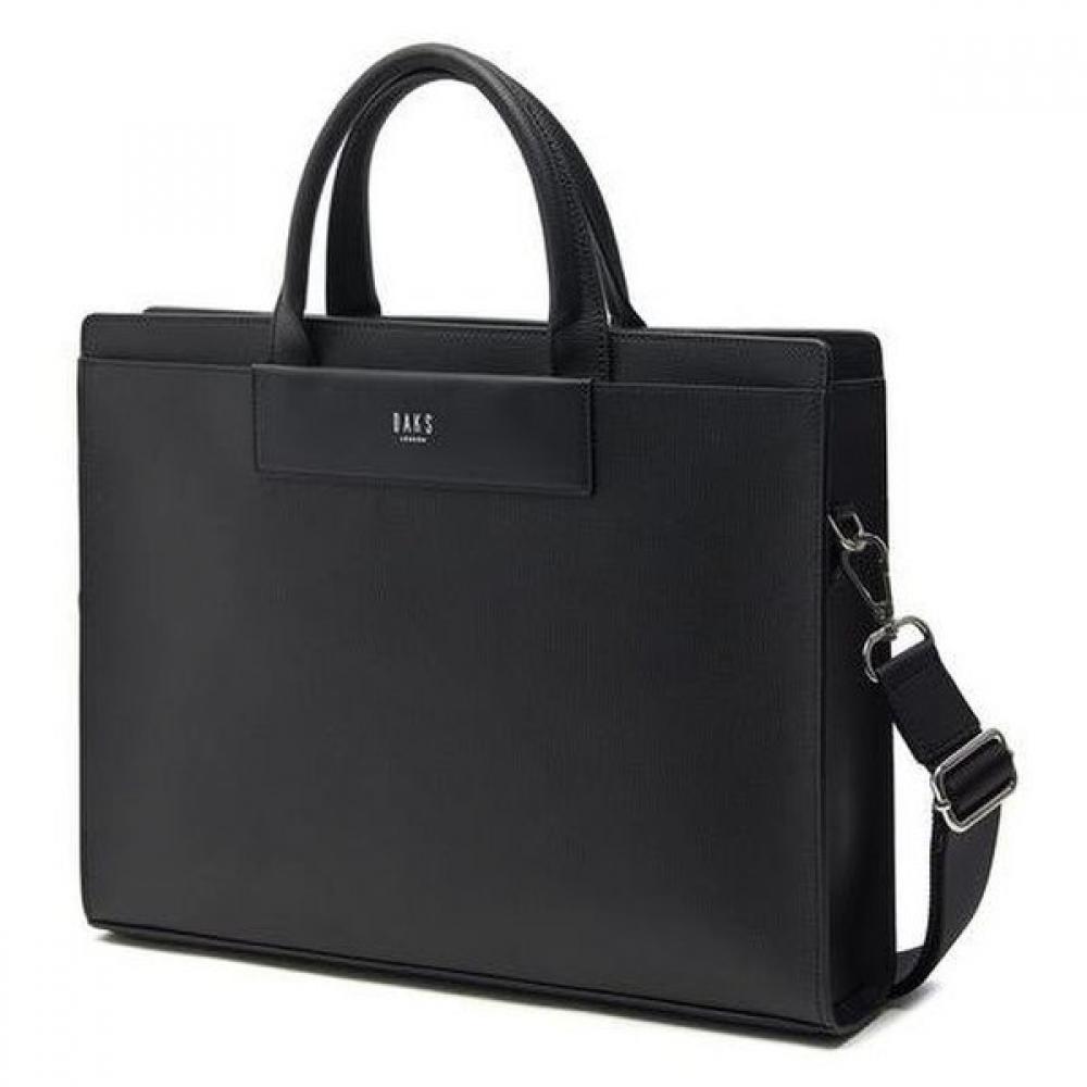 

Daks Black Leather Crossbody Document Bag Dbba2f333 Single option