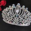 Bridal Crown New Shiny Big Crown Crystal Rhinestone Exquisite Luxury Bridal Jewelry