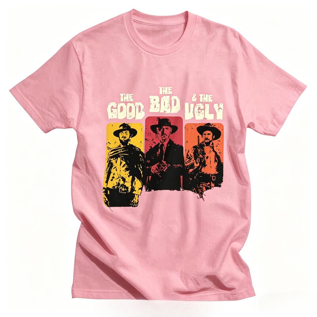 The Good The Bad and The Ugly Unisex T Shirt Cotton Tees Clint Eastwood T Shirt Il Buono Brutto Cattivo Women Summer T Shirt