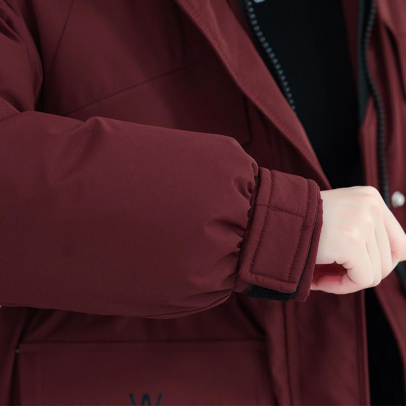 Módní dámské kabáty Zimní parky S kapucí Ležérní Volný Silný Teplý Dámská bunda