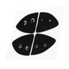 Car Stickers Car Steering Wheel Repair Button Stickers Kit for Mercedes Benz W220 S430 S500 S600 CL500 CL600