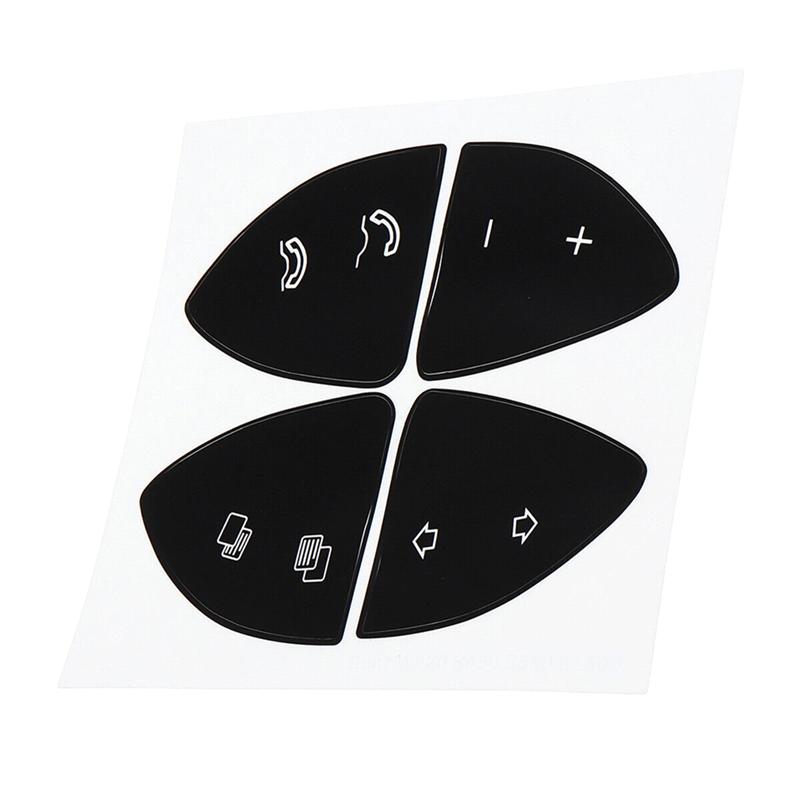 Car Stickers Car Steering Wheel Repair Button Stickers Kit for Mercedes Benz W220 S430 S500 S600 CL500 CL600