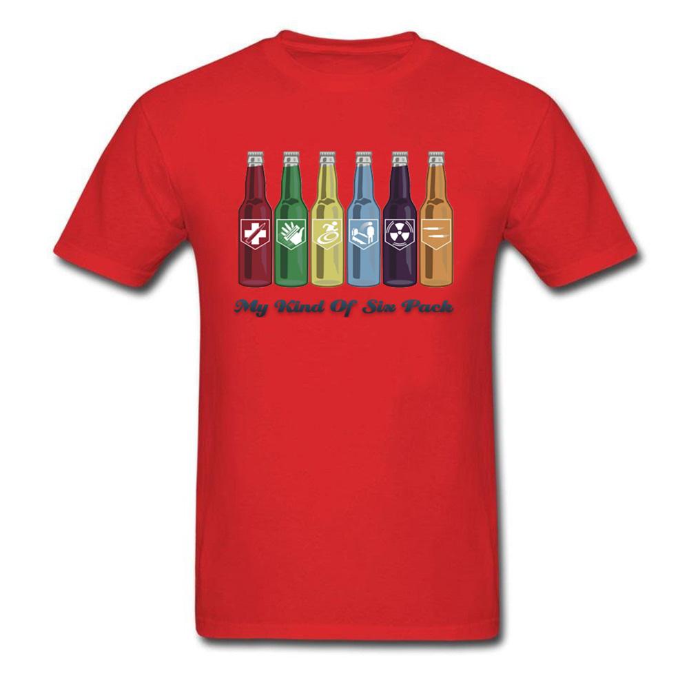 T Shirt Men Funny Clothing Street Style Tops Hip Hop Tee Summer Soft Drink T-shirt Beer Tshirt Colorful