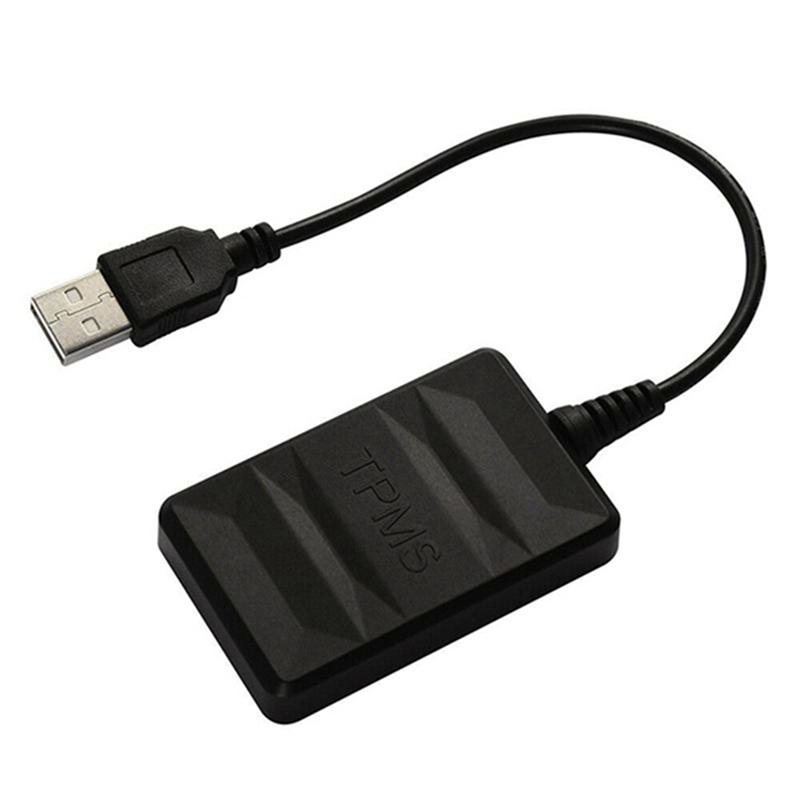 

2X Car TPMS Tire Pressure Monitoring System USB Android Navigation Tire Pressure Detection Internal Tire Pressure Sensor чорний