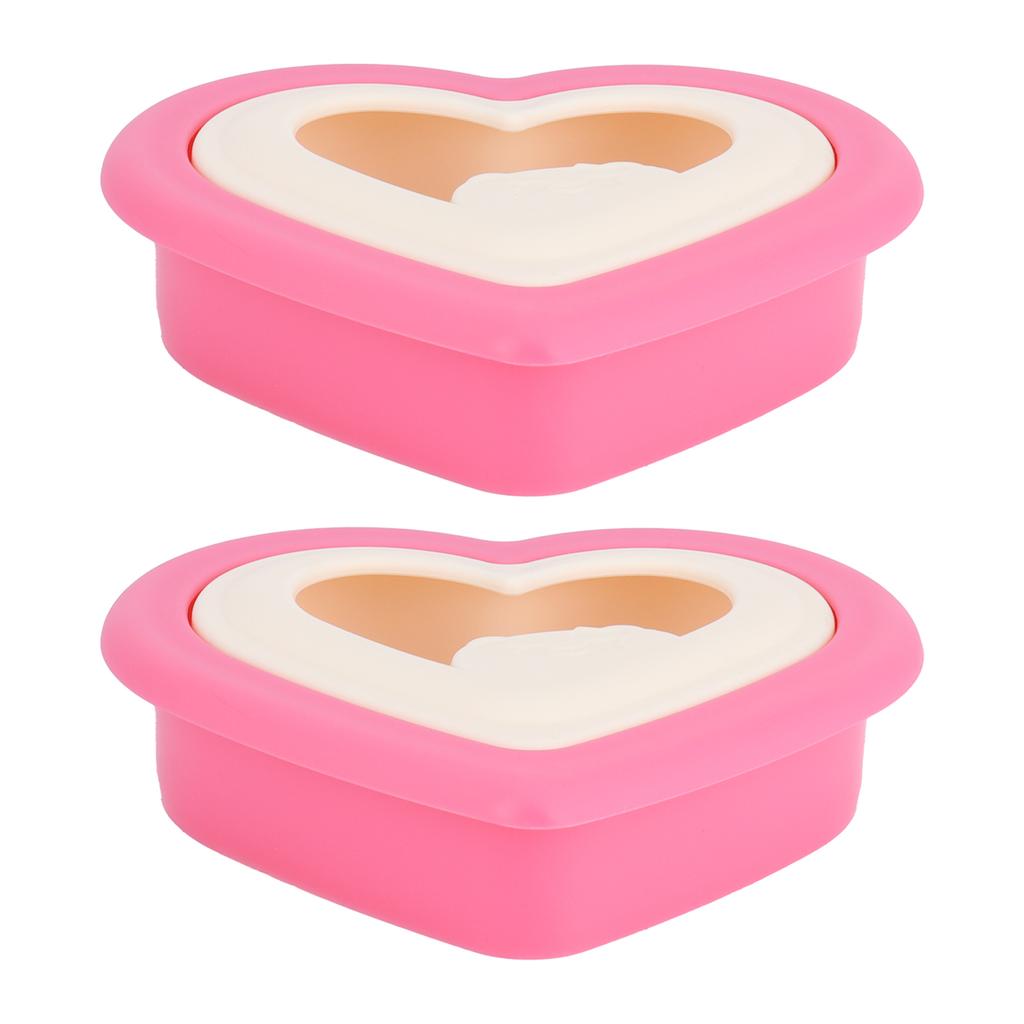 2PCS Sandwich Cutter Bread Mold Heart Shape Cookie Maker Bread Mold for Kids and Family Kitchen Tools