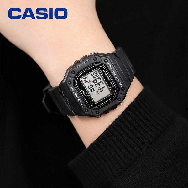 Универмаг AS в наличии Casio basic square электронные часы W-218 цифровые — фото 2