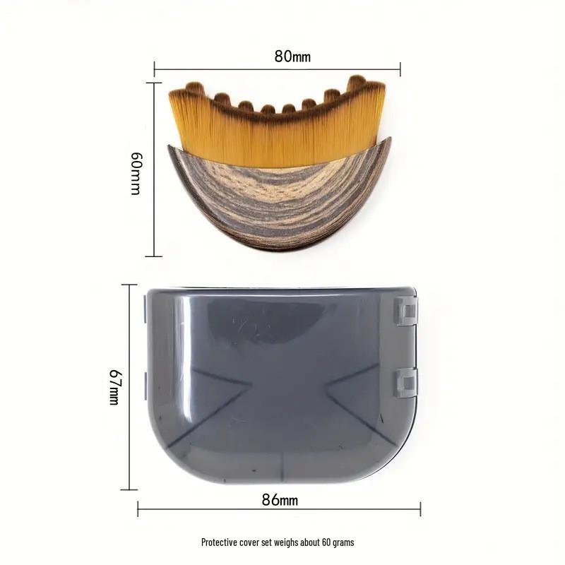 Facial Lymphatic Massage Brush for Jawline Sculpting and Neck Contouring