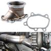 Stainless Steel Turbocharger Turbo Down Pipe 5 Bolt To 2.5"/ 63mm V Band Flange Adapter For GT25 GT28 T25 T28