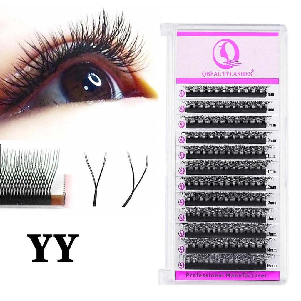 YY Special Curl Dense Natural Blooming Y-Shaped Eyelash Extensions