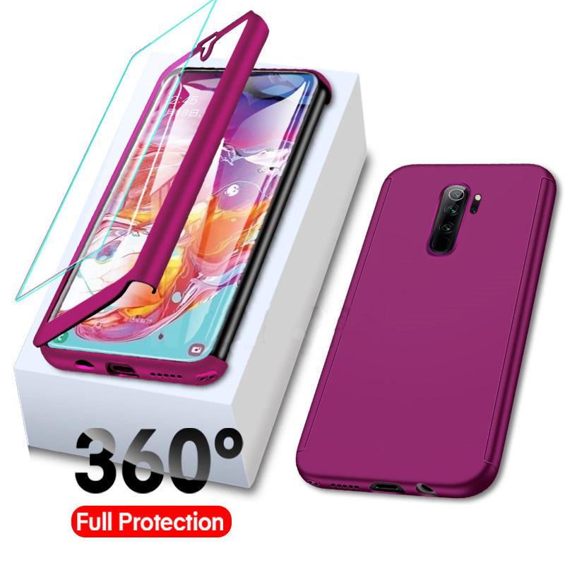 360 Полная обложка телефон случае Xiaomi Redmi 9A 9C 9 Примечание 8 7 6 5  K20