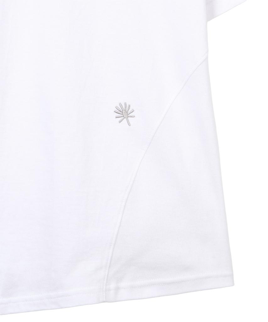 Dandel Dd Asym Side Rib Tee (White)