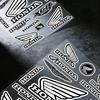 FOR HONDA RACING All Purpose Reflective Waterproof Scratch Blocker Decal Car Bike Helmet Cup Refrigerator Decorative Stickers