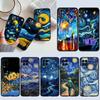 RE55 Starry Night Van Gogh Painting New High-End Shell Phone Case for Redmi Note 13 14 Pro+ Plus A3 A3X 13X 13C 13R 14S 14C 14R