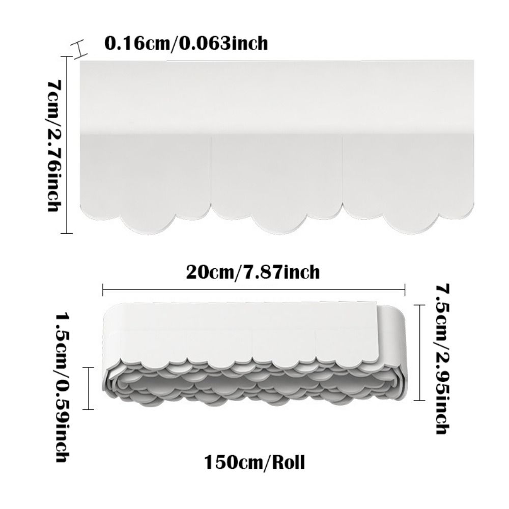 Mildew-proof Caulk Tape Bathroom Tub Countertop Shower Tile Sealer Wall Corner Toilet Kitchen Sealant Strip Household