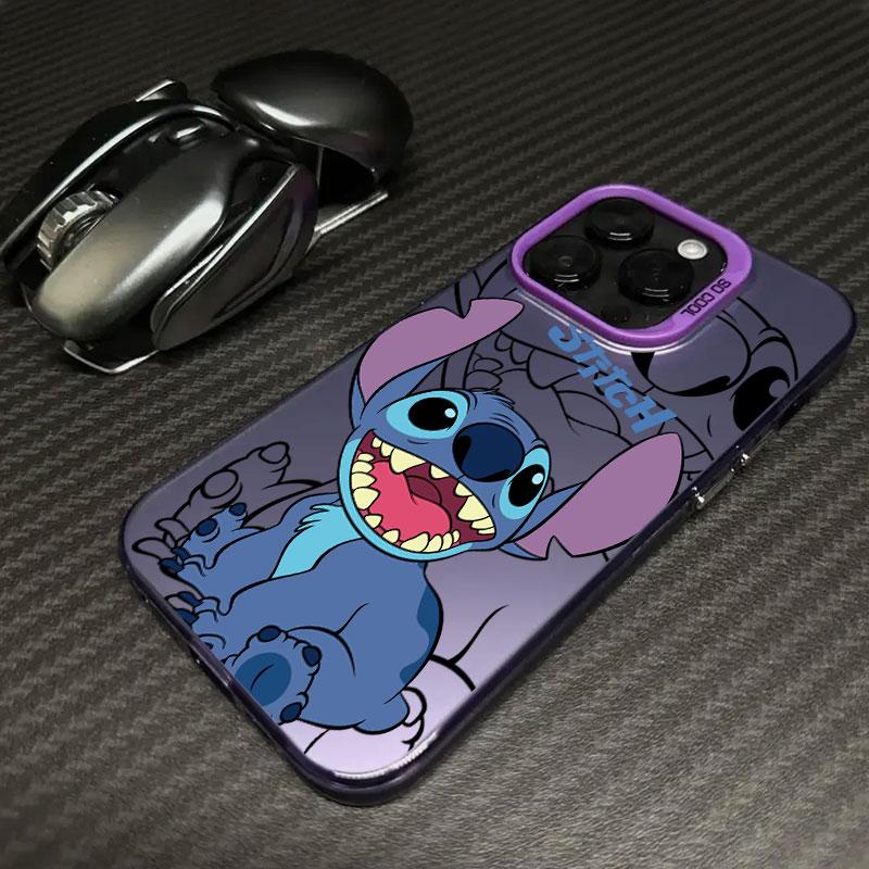 Lilo Stitch Cartoon Phone Case For iPhone 11 12 13 14 15 16 17 Pro Max 16e 17E 17 Air Plus 13 Mini Shockproof Fundas Back Cover