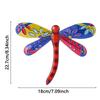 Portable Living Room Indoor Outdoor Artwork Statue Wall Decoration Garden Backyard Metal Dragonfly Art Craft Sculptures