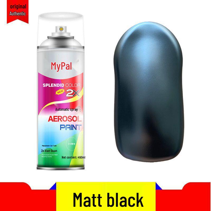 Chrome Self-Spray Stainless Steel & Rust-Proof Paint for Electroplated Metals, Galvanized Surfaces in Silver, Black, & White