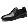 Genuine Leather Mens Oxfords Shoes Business Sneakers Formal Dress Footwear Classic Male Walking Derby Shoes Stylish Casual Shoes