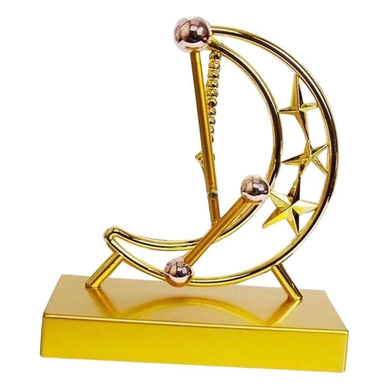 Administrator Desk Calm Rest Steel Sphere Motion Sculpture For Concentration Creativity Gift