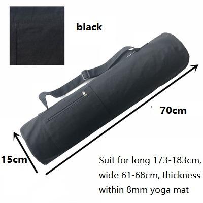 Big Capacity Yoga Mat Bag Gym Bag Yoga Backpack Canvas Shoulder Yoga Mat Case Portable Carry Mat Bag Fitness Bag Without Mat