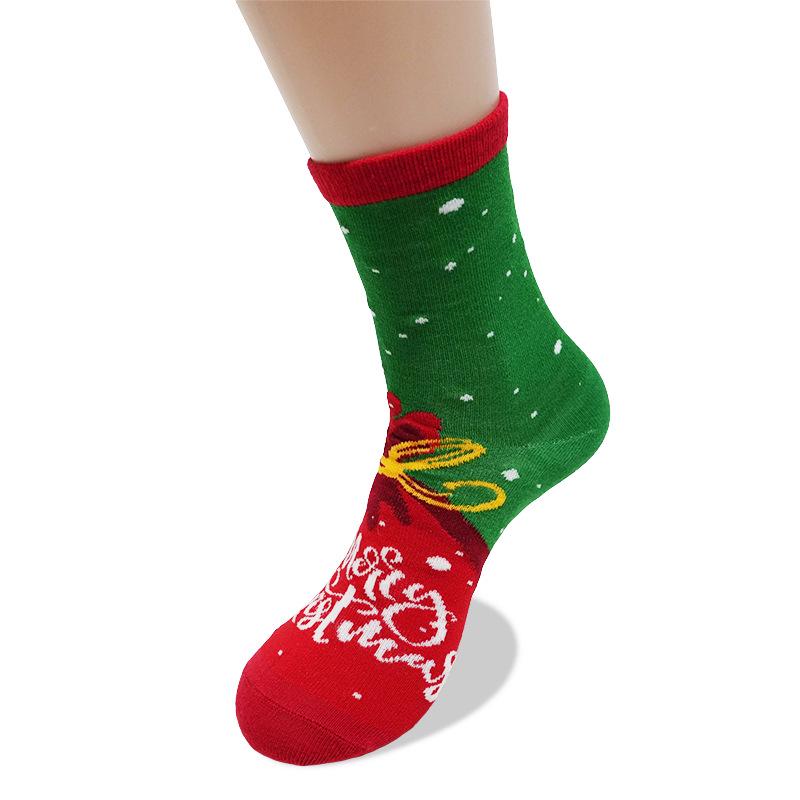 50 Christmas Stocking Styles: Autumn/Winter Cartoon Mid-Calf Socks, Perfect Holiday Gift