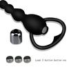Vibrating Protaste Massager Anal Beads Vibrator Butt Plug Sex Toy for Men Women Silicone Anales Trainer Fun Toys for Beginners