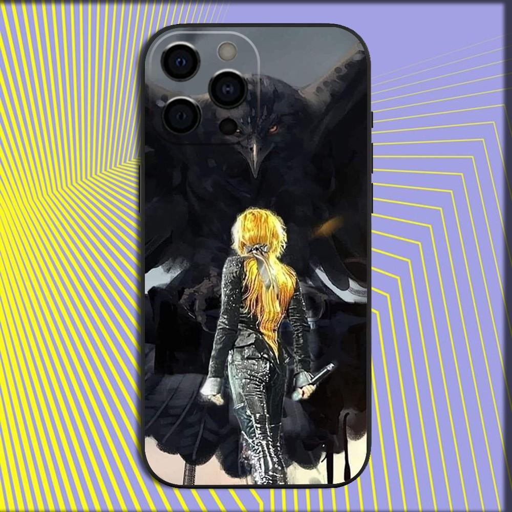 Mylene Farmer Franch Singer Phone Case For iPhone 16,15,14,13,12,11,Pro,X,XS,Max,XR,Plus,Mini Soft Black Cover iPhone16pro