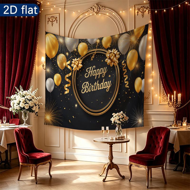 Party Backdrop Birthday Photo Booth Background Front Door Decor
