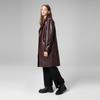 Dericlub Damen-Trenchcoat aus 100 % echtem Leder