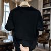Heavy Trendy Brand Pure Cotton Printing Men'S Short-Sleeved T-Shirt Trendy Casual Round Neck T-Shirt