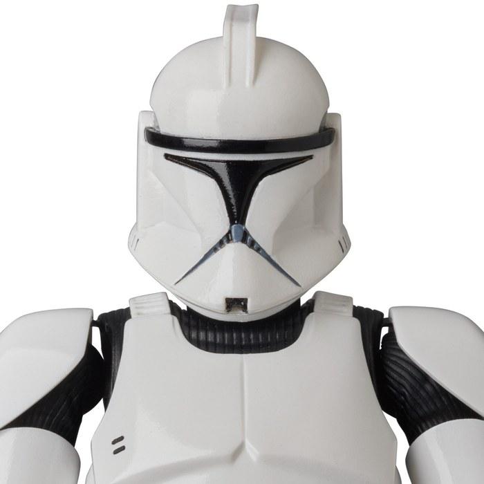 MAFEX CLONE TROOPER 'Star Wars: Episode II' Non-Scale ABS & ATBC-PVC Painted Action Figure One Size