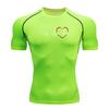 Men Compression T-shirt Printing Short Sleeve Sport Tees Gym Fitness Sweatshirt Male Jogging Tracksuit Homme Athletic Shirt Tops