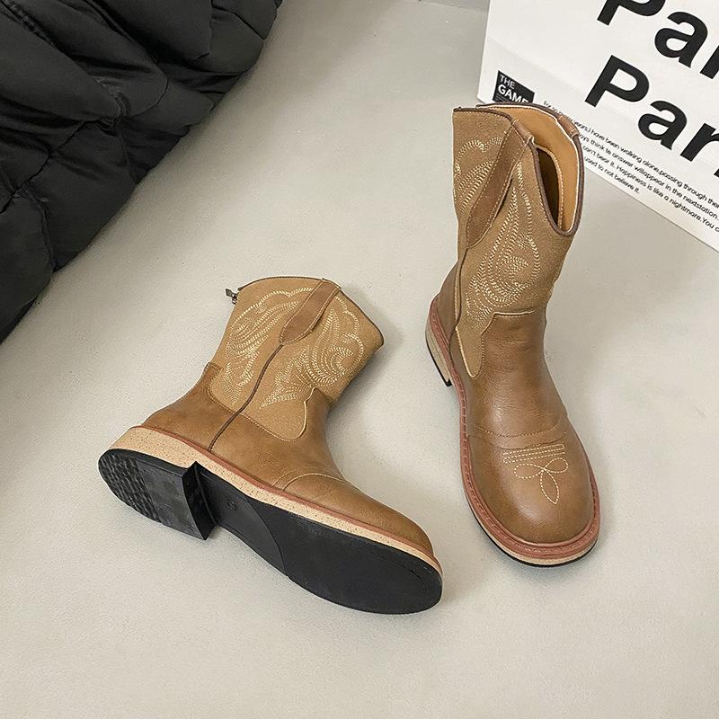 

Женские ретро ботинки Мартин, не утомляющие ноги - удобные мягкие эластичные трендовые нескользящие износостойкие шикарные универсальные выдающиеся туфли на высокой подошве 40 светло-коричневого