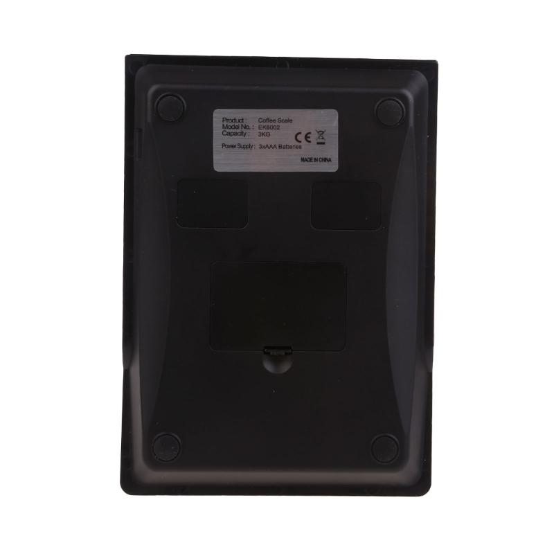 Espresso Coffee Kitchen Scale Mini Intelligent Timer USB Rechargeable Compatible for Home Professional Use 3kg Capacity