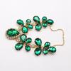 New 1 Piece 100 * 120mm Metal Summer DIY Bikini Beach Flip Flops Chain Rhinestone Decoration