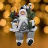 Santa Claus Figurine Ornament Decoration Indoor Table Desk Statue Decor 45cm