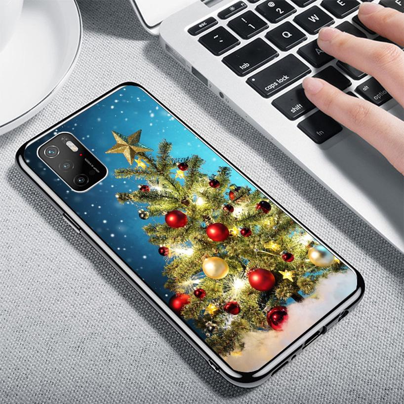 Frohe Weihnachten Baum Schnee Handyhülle Für Xiaomi Poco X7 X6 X5 Pro F7 Ultra Redmi 15C 15 13C 13 12C 12 10 10A 10C 9 9A 9C 9T Hülle