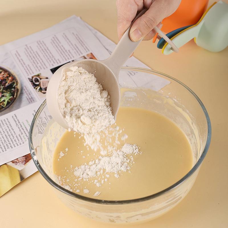 5-Piece Colorful Measuring Cup and Spoon Set for Baking and Cooking