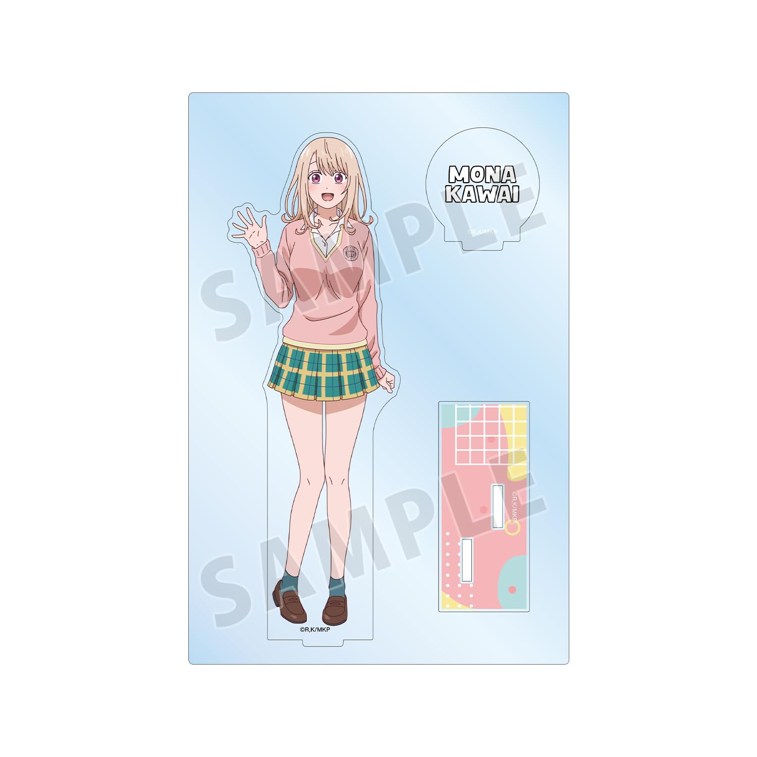 

Аниме ТВ Медака пойми мою Мону Каваи Большой акриловый стенд с деталями Куроива не милашка