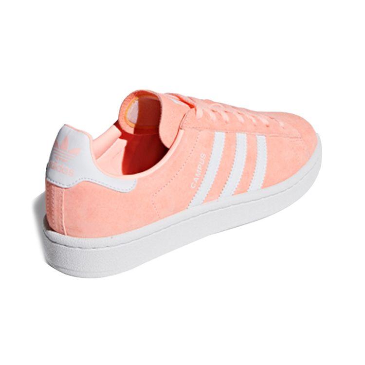 Adidas Originals Campus 00s Comfortable Durable Low-Top Skate Shoes Women Sneakers Light-Pink White CG6047