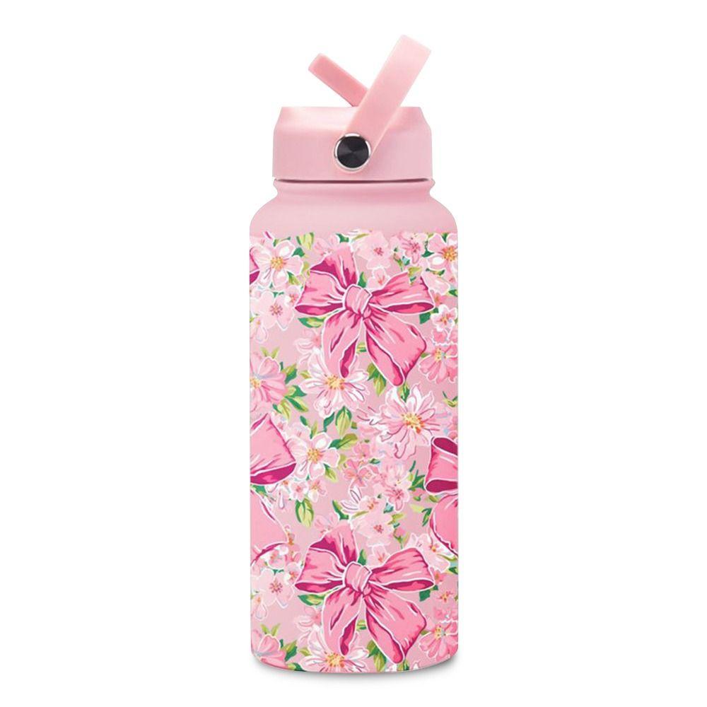 Straw Lid Vacuum Insulation Tumbler 304 Stainless Steel Handheld Cup New Drinking Cup  Handheld Use