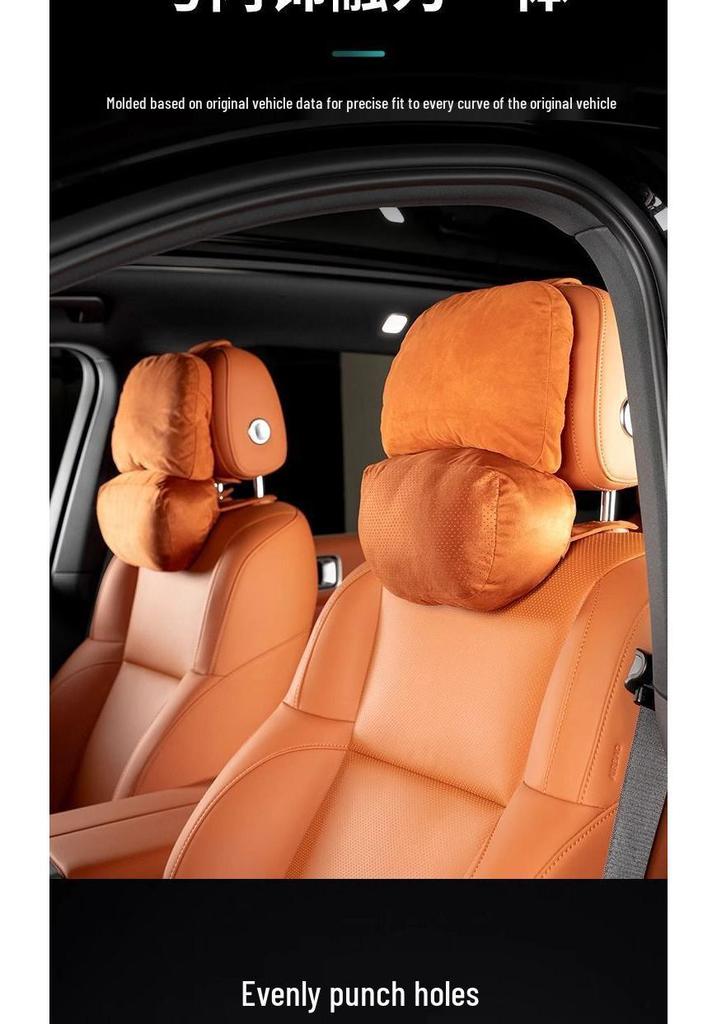 Ideales Auto-Nackenkissen für Kopfstütze L6L7L8L9 - Weiches Zusatzkissen