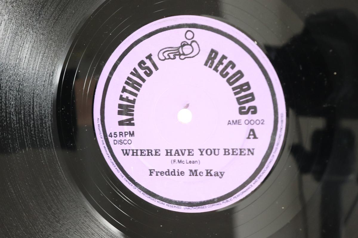 

12inch Record FREDDIE MCKAY Where Have You Been Where Have Yo AME0002 Amethyst Record 1984 UK Reggae Ska Dub Used