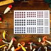 Fishing Lure Artificial Fish Eyes Fishing Hook Crafts 3D Animal Fish Eyes 183pcs Size 1