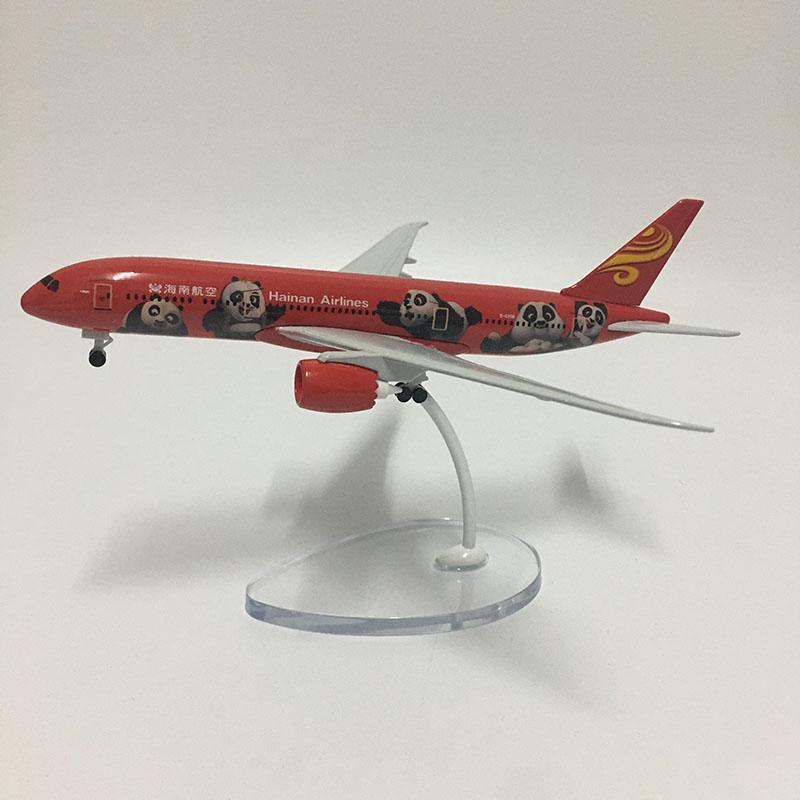 

Jason Tutu Plane Model 16cm China Hainan Airlines Boeing B787 Airplane Model Aircraft Model 1:400 Diecast Metal Planes Toy красный