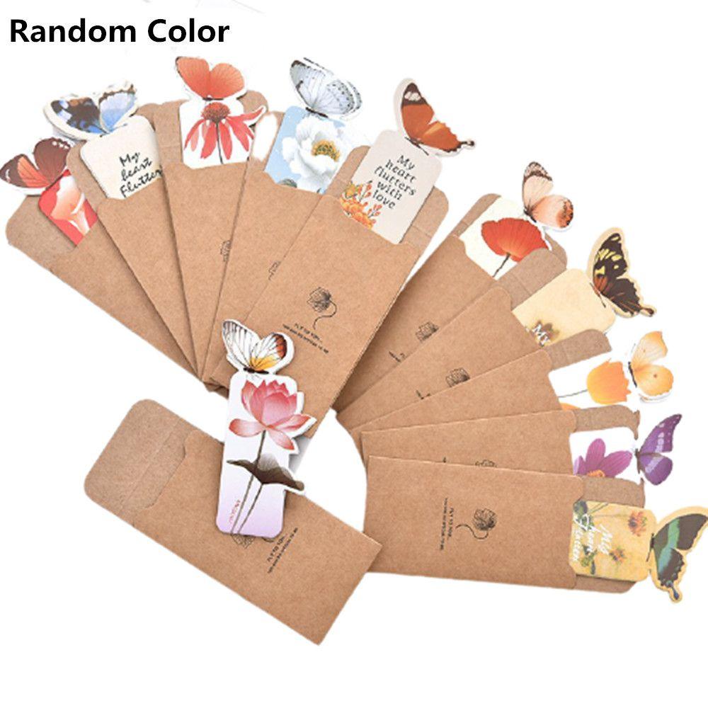 School Supplies Student Gift Stationery 3D Butterfly Bookmarks Paper Bookmark Bookmark